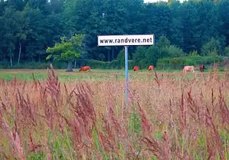 На въезде в деревню Рандвере