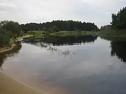 река Раннапунгерья при впадении в Чудское озеро