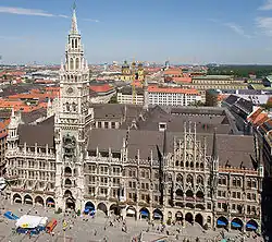 Новая ратуша (Мюнхен), 1867–1906 годы.