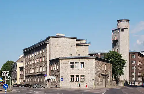 Перекрёсток с улицей Рауаи пожарное депо