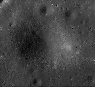 Снимок зонда Lunar Reconnaissance Orbiter