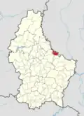 Расположение коммуны на карте Люксембурга
