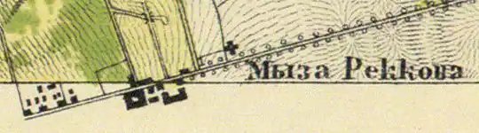 План мызы Рекково. 1860 год