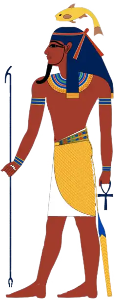 Рем - древнеегипетский бог с головой рыбы