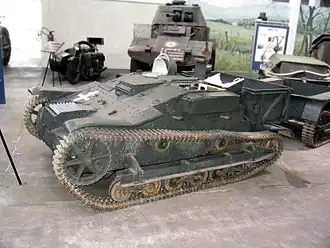 Renault UE в музее бронетехники в Сомюре