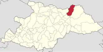 Репедя на карте