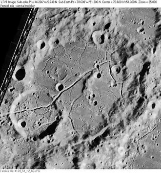 Снимок зонда Lunar Orbiter – IV.