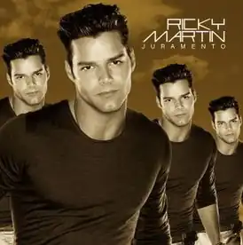 Обложка сингла Рики Мартина «Juramento» (2003)
