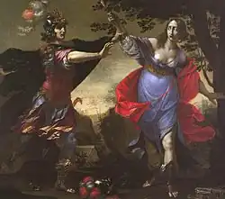 Ринальдо и Армида. 1635. Холст, масло. Уффици, Флоренция