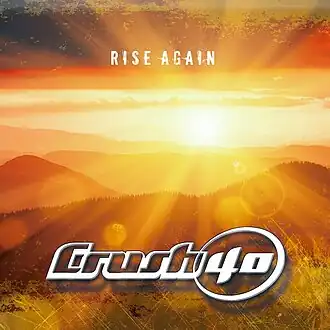 Обложка альбома Crush 40 «Rise Again» (2012)