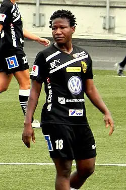 Рита Чиквелу в составе «Умео» в июле 2011 года