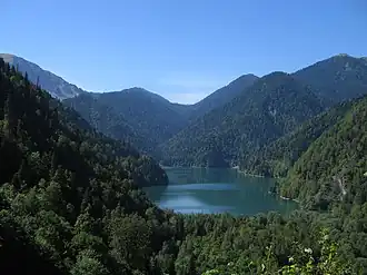 Озеро осенью 2006 года