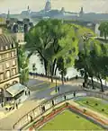 Вид набережной Лувра (Vue du Quai du Louvre) (1928)