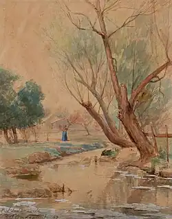 Landscape with Figure and Stream