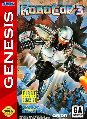 Обложка североамериканского издания для Sega Genesis