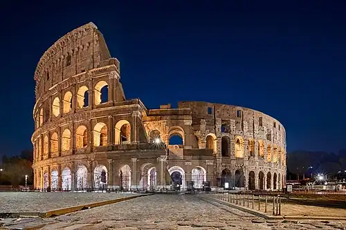 Колизей к вечеру, 2024 г.