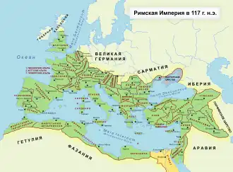 Египет в составе Римской империи в 117 г.