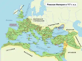 Провинция Сирия на карте Римской империи