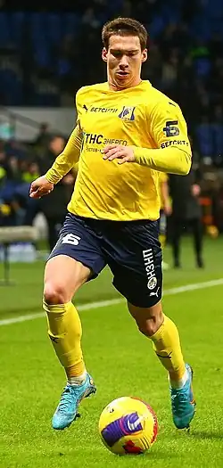 Тугарев в составе «Ростова» в 2022 г.