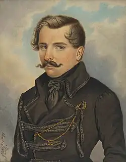 Автопортрет в повстанческом костюме, 1842