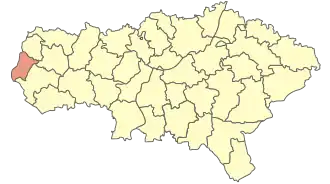 Романовский район на карте