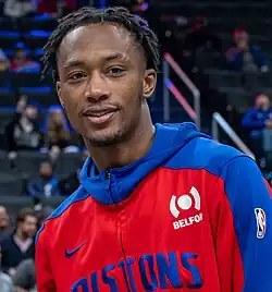 Холланд в составе «Детройт Пистонс» в 2024 году