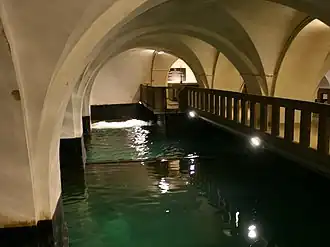 Крестообразные своды внутри резервуара