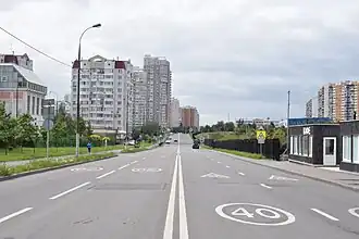 Улица в августе 2019 года