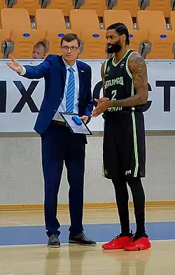 В составе «Уралмаша» с Р. Н. Вергуном (2023)