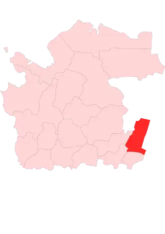 Ленский район на карте