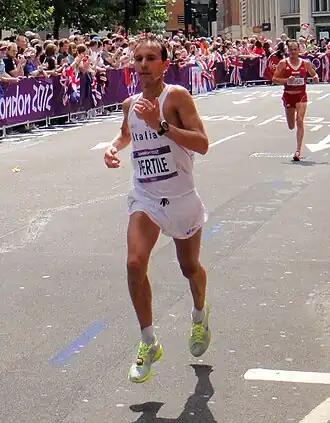 На олимпийском марафоне в Лондоне
