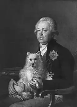 Портрет кисти М. Ф. Квадаля с Таврической выставки