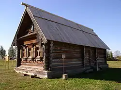 Изба -  деревянный срубный (бревенчатый) жилой дом в сельской лесистой местности на территории расселения восточных славян.