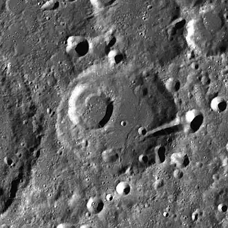 Снимок зонда Lunar Reconnaissance Orbiter.