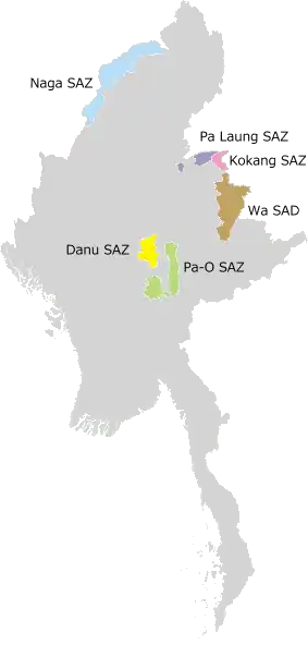 Кокан (самоуправляемая зона) на карте