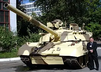 T-55M8-A2 Tifon II - вариант Т-55АГМ со 125-мм орудием