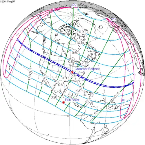 Солнечное затмение 21 августа 2017 года