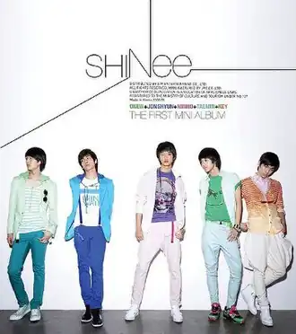 Обложка альбома SHINee «Replay» (2008)