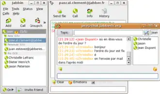 Скриншот программы Jabbin