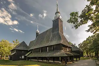 Деревянная церковь с 1518 года в Олесне