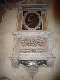 Памятная плита Торквато Тассо