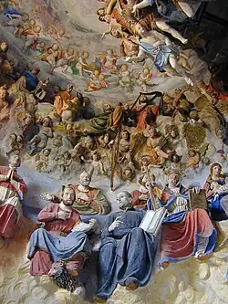 Детали композиции «Коронование Девы»