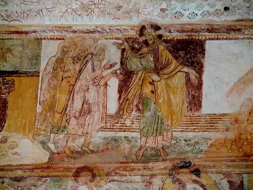 Ной с семейством выходит из ковчега. Бог заключает Завет