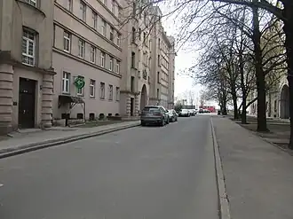 Вид в направлении улицы Экспорта