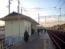 Павильон на демонтированной южной платформе (от Москвы), 2011 год