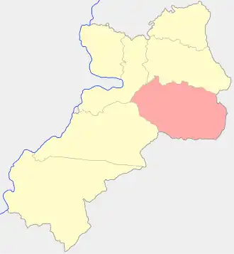 Бузулукский уезд на карте