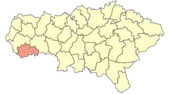 Самойловский район на карте