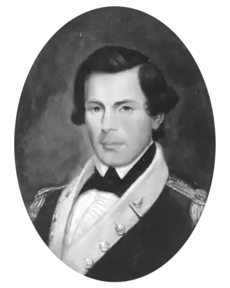 black & white portrait of Samuel Nicholas