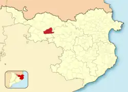 Расположение муниципалитета на карте провинции