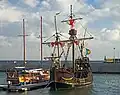 Копия Santa Maria Колумба в порту